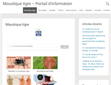 Tablet Screenshot of moustique-tigre.info